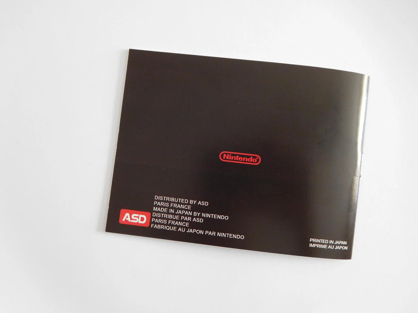 Notice Mach Rider - ASD - NES - Français/Anglais - - RGUNIVERSE STORE
