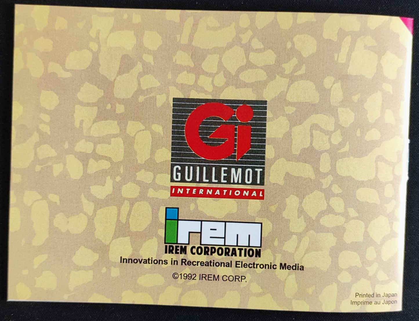 Notice Hammerin' Harry - NES - Français -