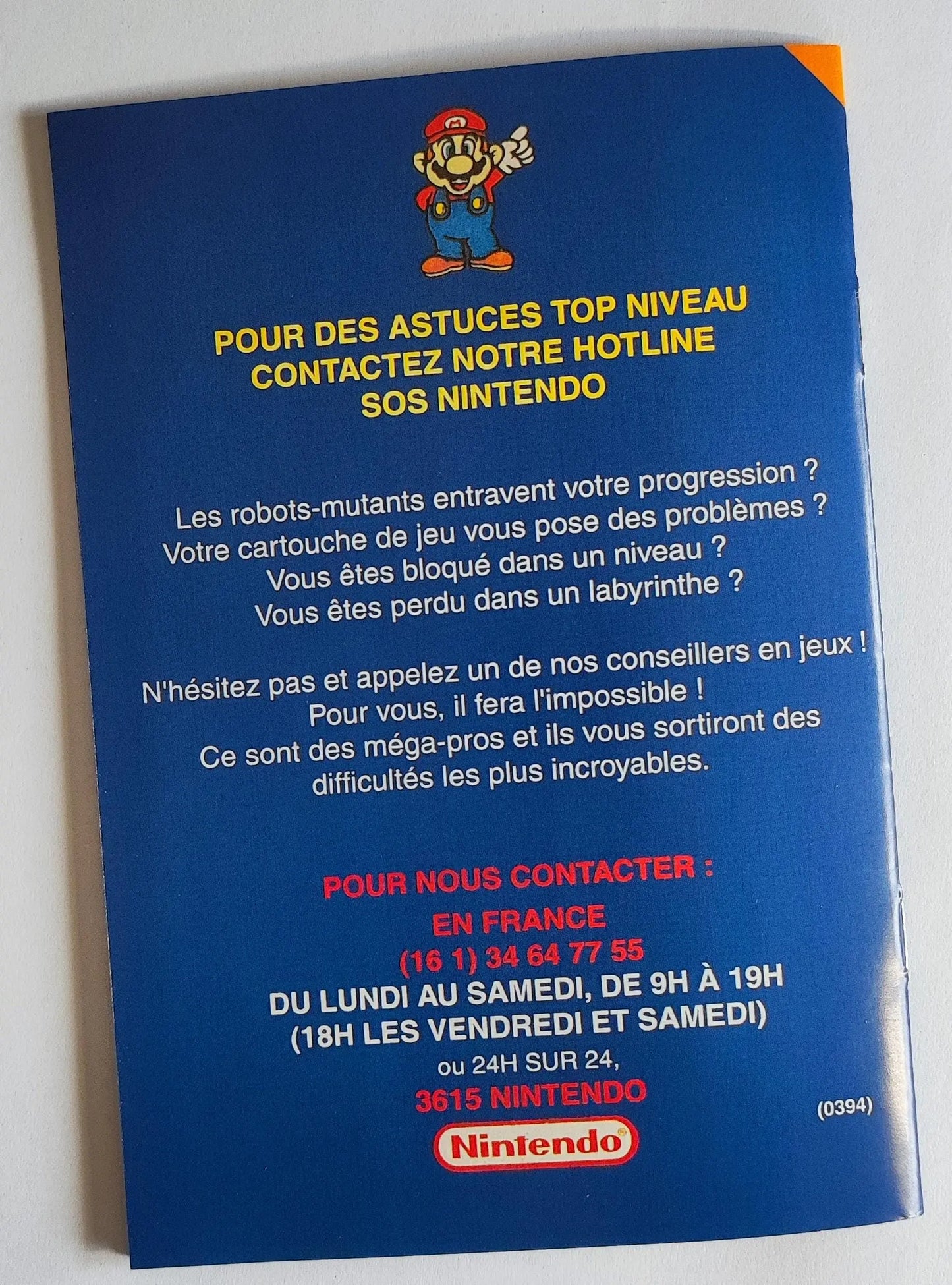 Notice Super R-Type SNES - Français - - RGUNIVERSE STORE