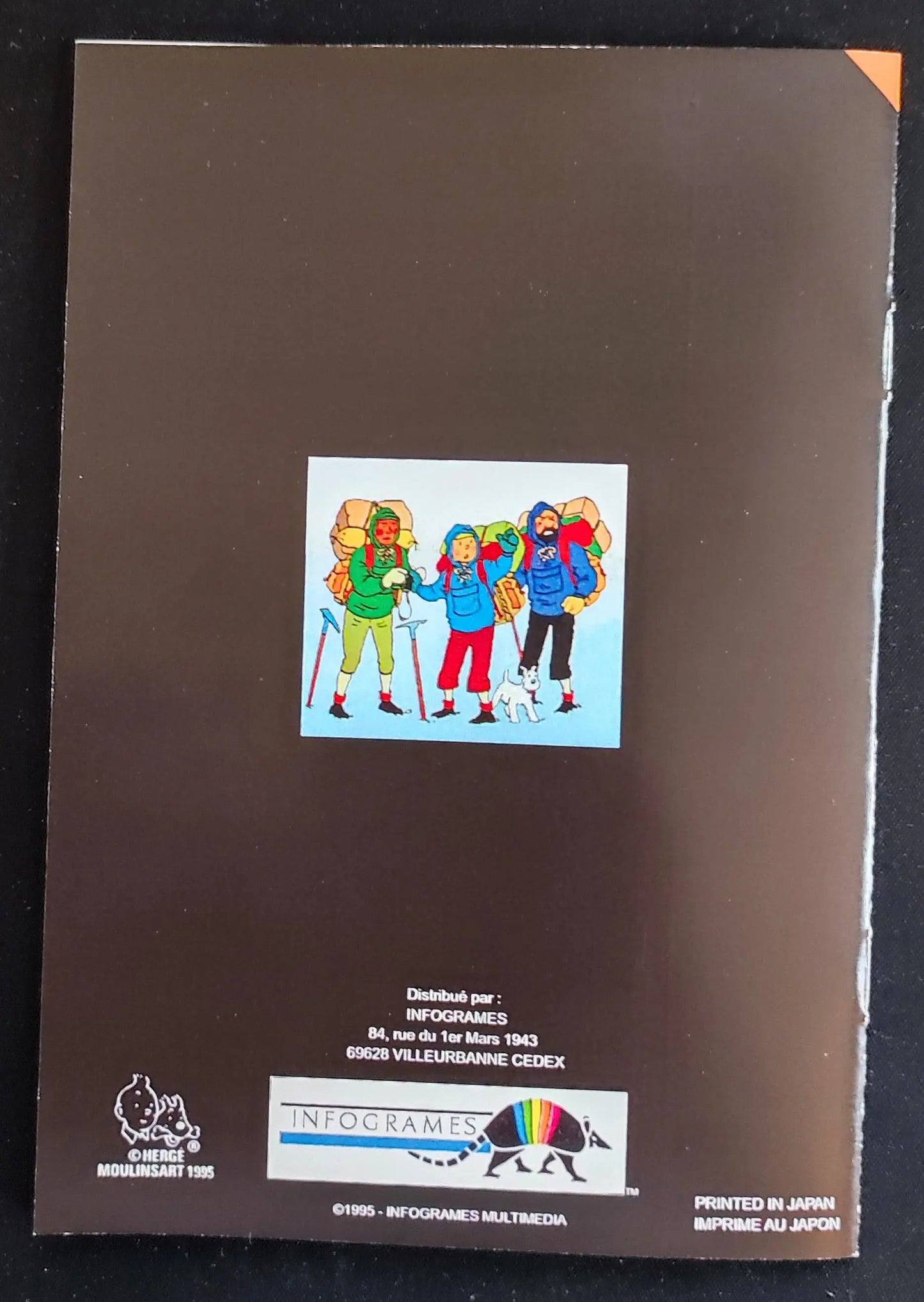 Notice Tintin au Tibet - SNES - Français - - RGUNIVERSE STORE