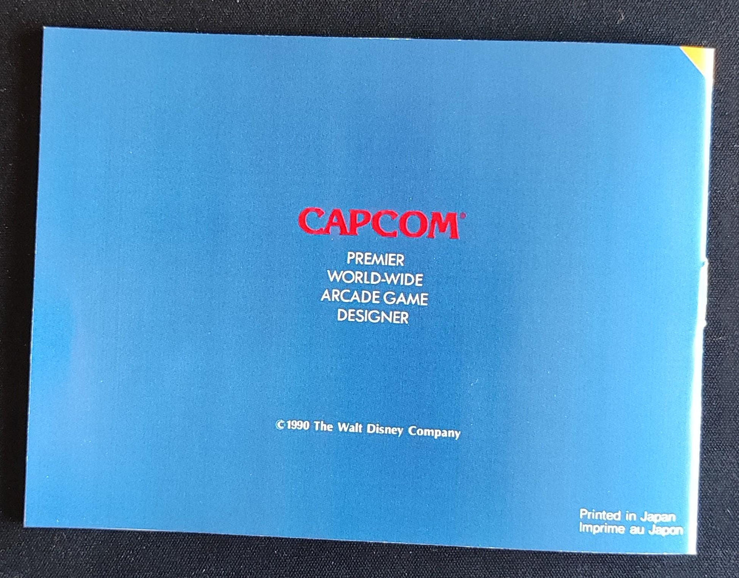 Notice Disney's Chip'n Dale: Rescue Rangers NES - Français -