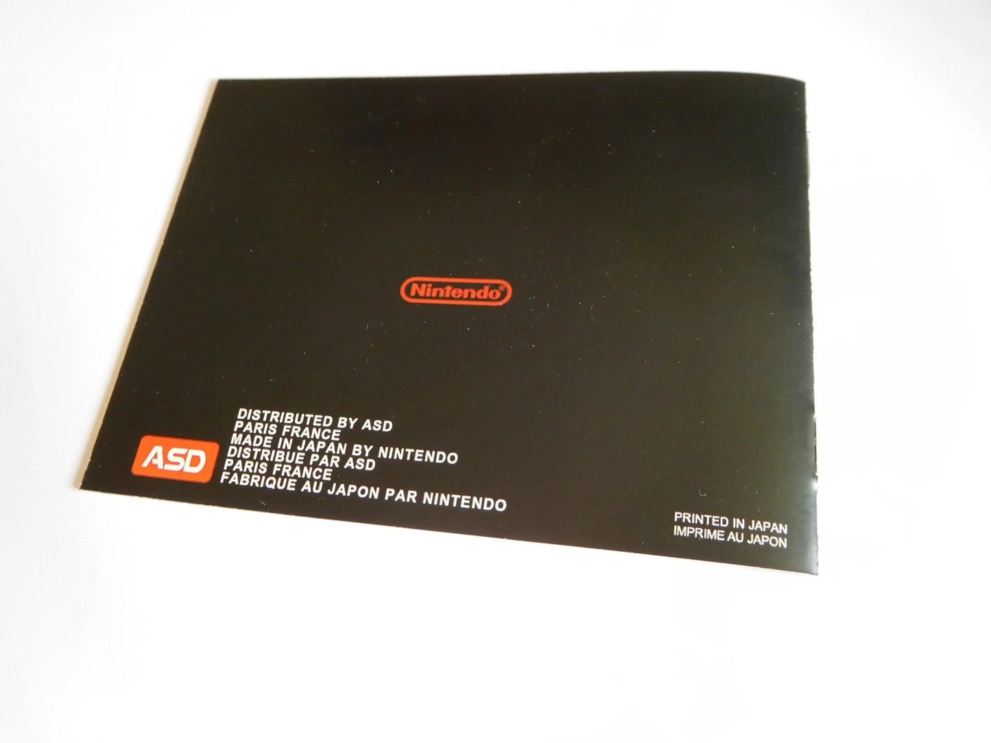 Notice Wild Gunman - ASD - NES - Français - - RGUNIVERSE STORE