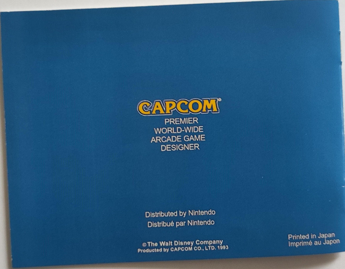 Notice Disney's Chip'n Dale: Rescue Rangers 2 NES - Français -