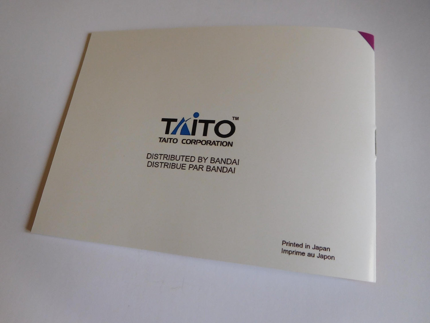 Notice Operation Wolf NES - Français -