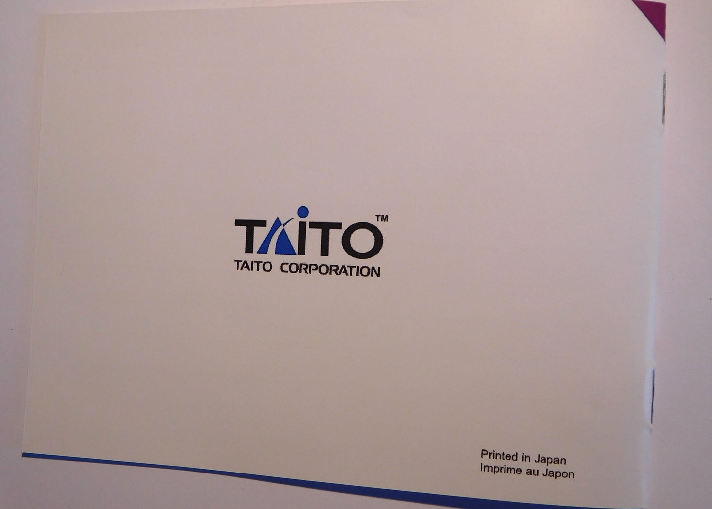 Notice Blue Shadow NES - Français -