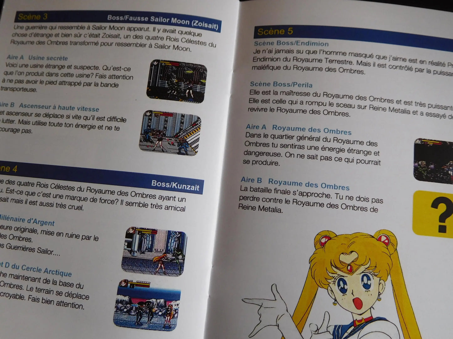 Notice Sailor Moon SNES - Français - - RGUNIVERSE STORE