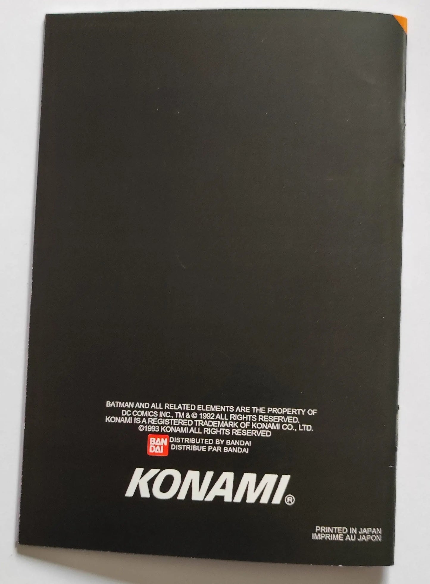 Notice Batman Returns SNES - Français - - RGUNIVERSE STORE