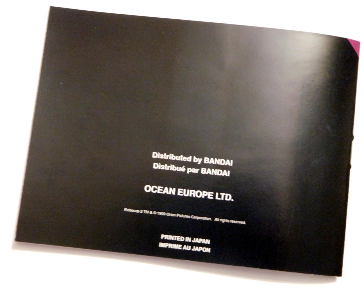 Notice RoboCop 2 NES - Français -