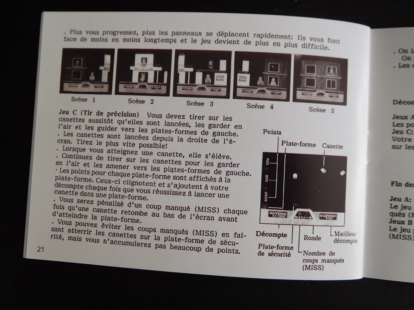 Notice Hogan's Alley - ASD - NES - Français/Anglais -