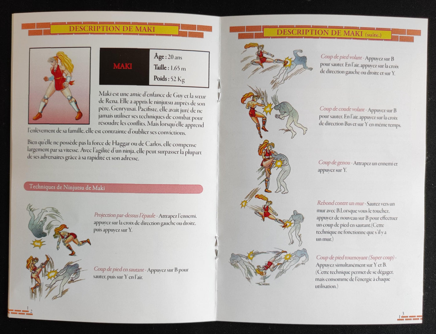 Notice Final Fight 2 - SNES - Français -