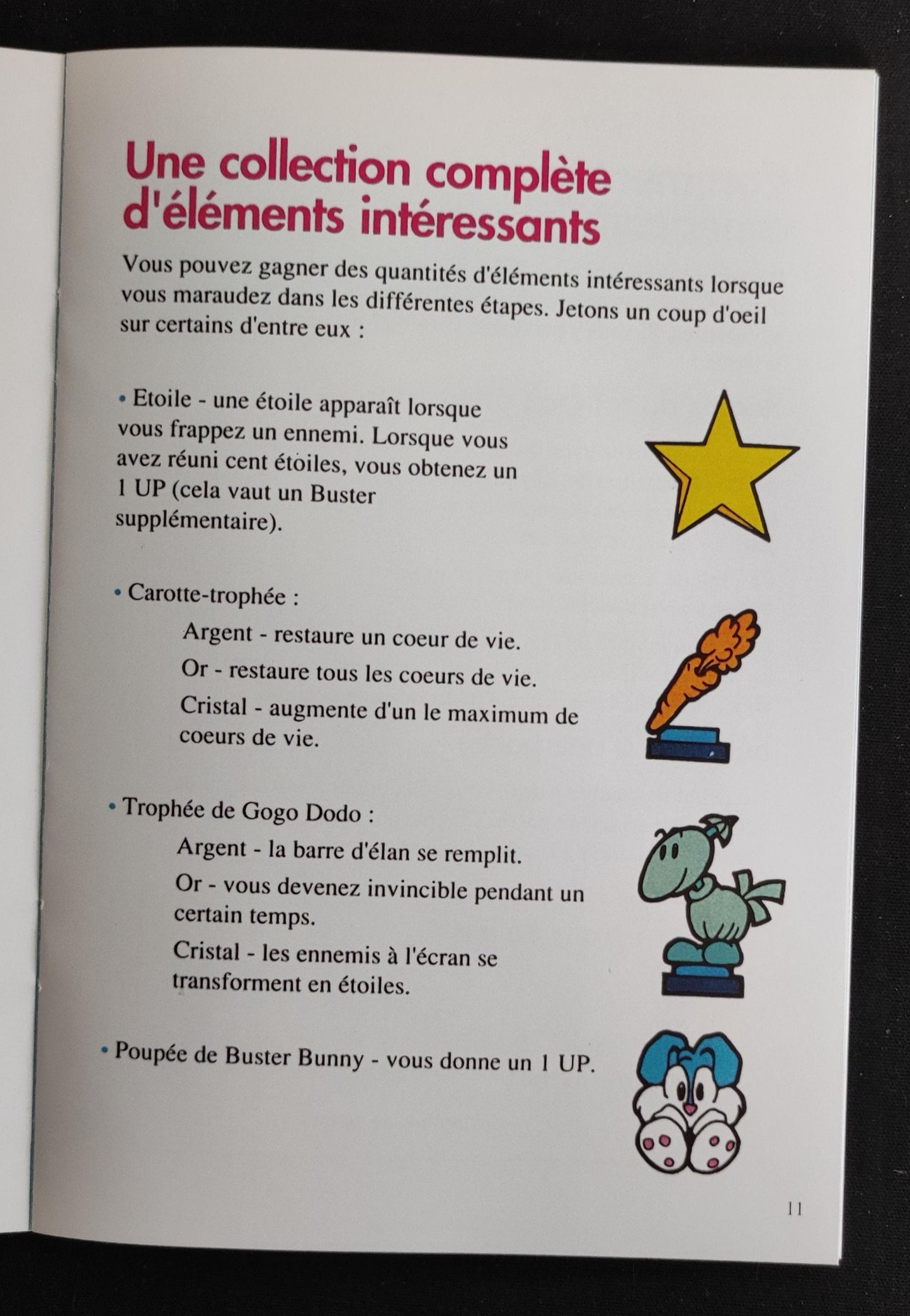 Notice Tiny Toon Adventures: Buster Busts Loose! - SNES - Français