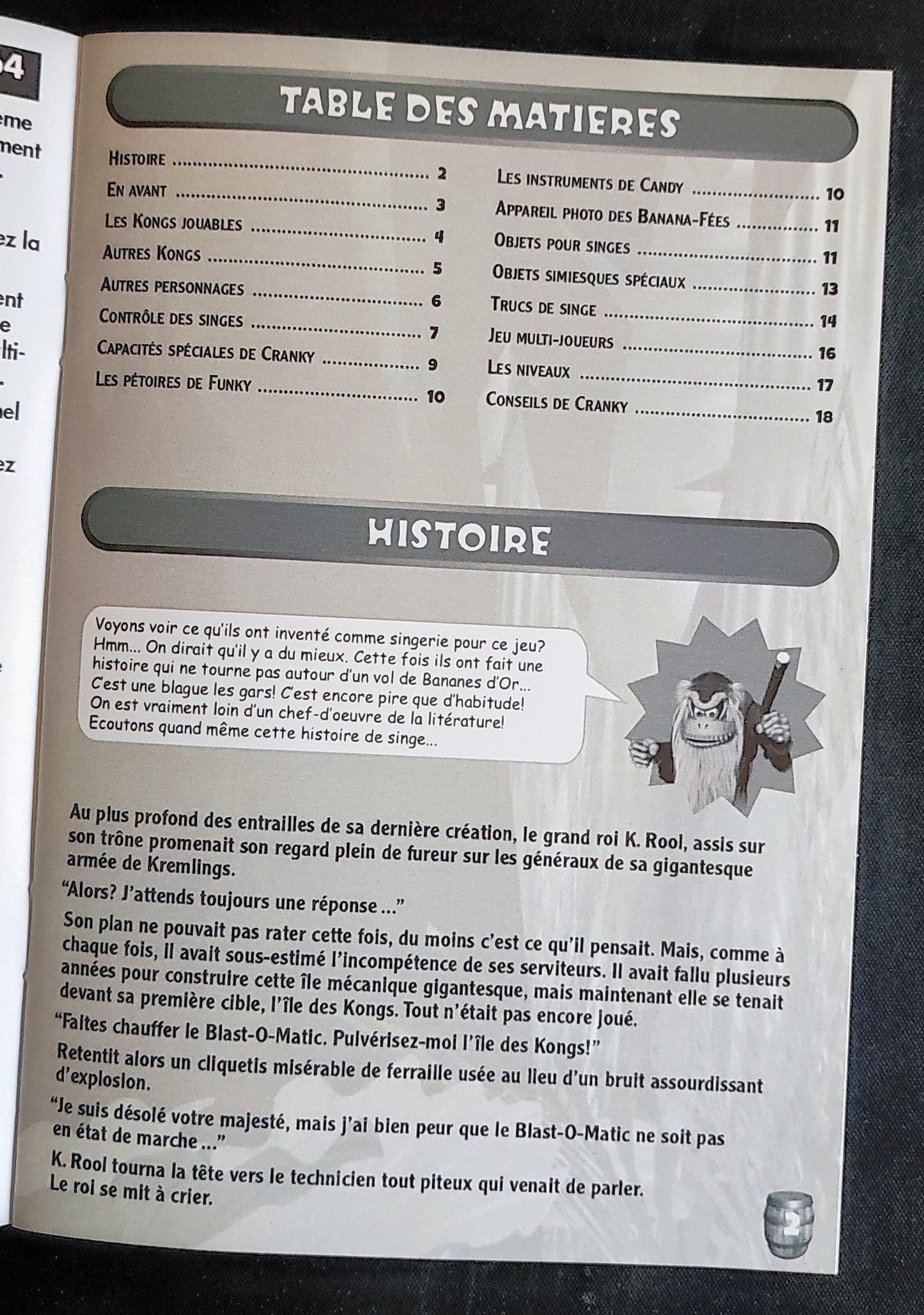 Notice Donkey Kong 64 - N64 - Français