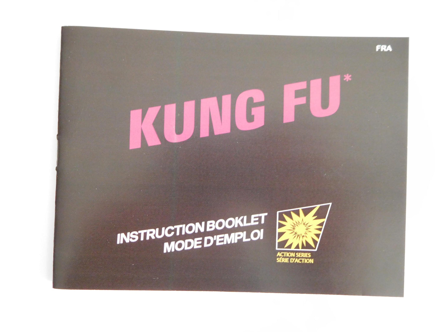 Notice Kung Fu - ASD - NES - Français/Anglais -