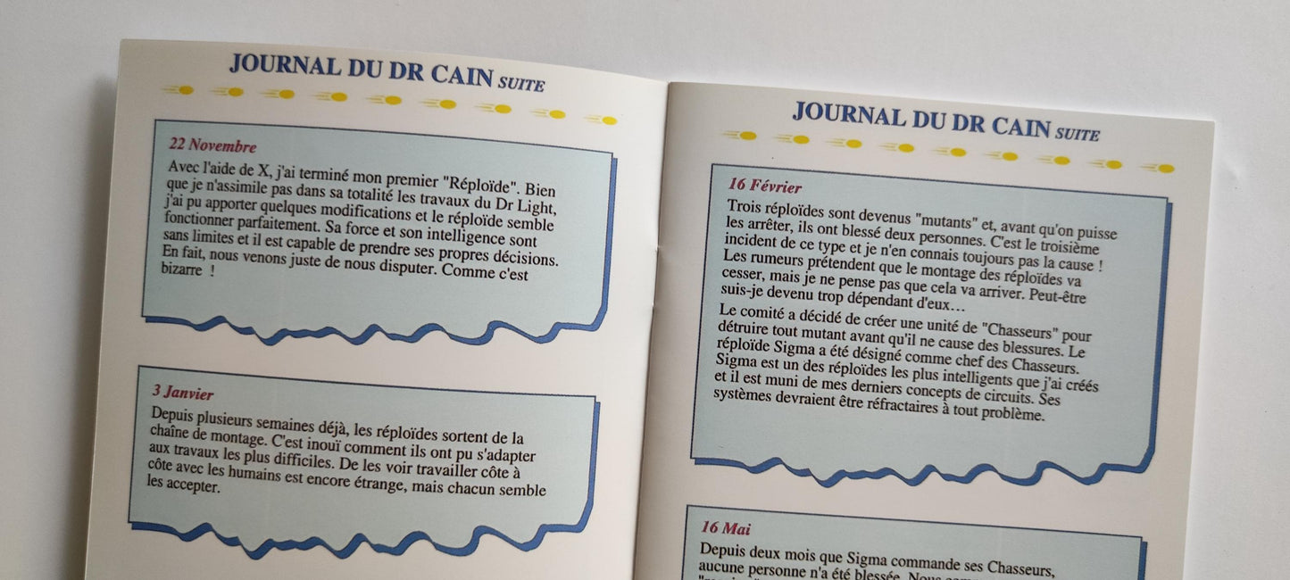 Notice Mega Man X SNES - Français -