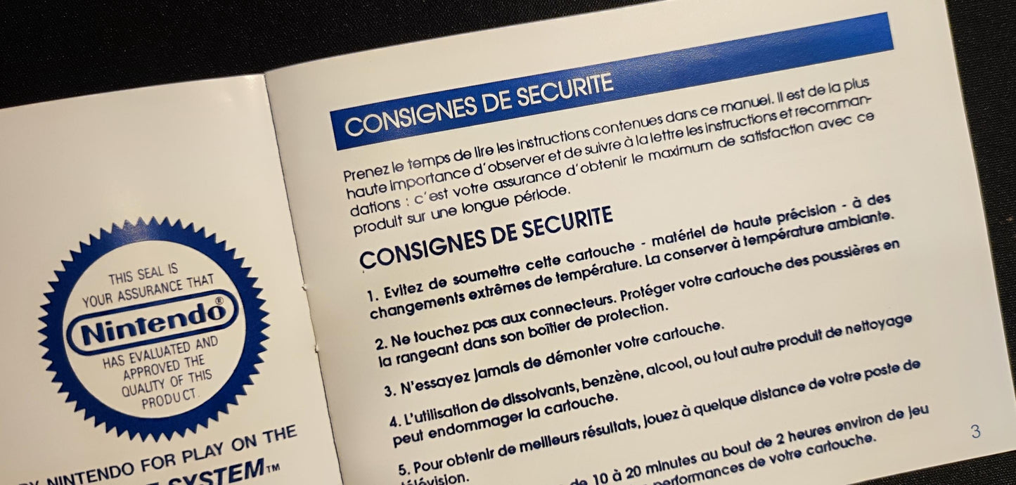 Notice Trojan NES - Français