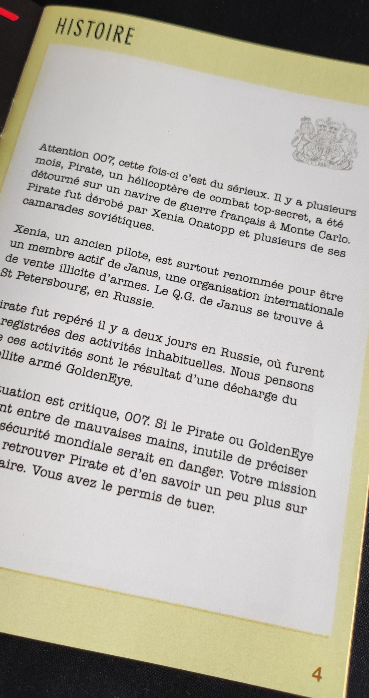 Notice GoldenEye 007 - N64 - Français -