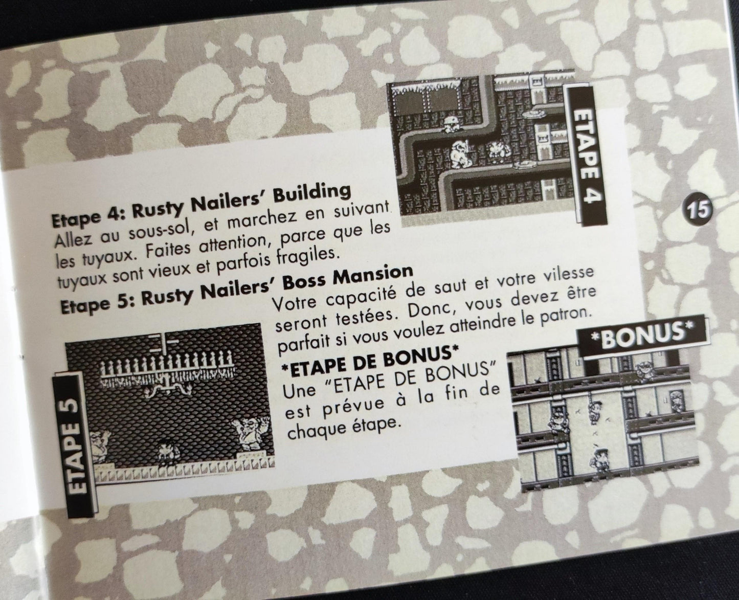 Notice Hammerin' Harry - NES - Français -