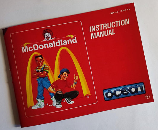 Notice McDonaldland NES - Français -
