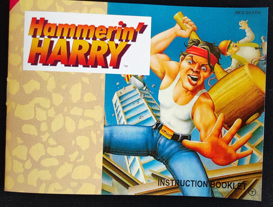 Notice Hammerin' Harry - NES - Français -