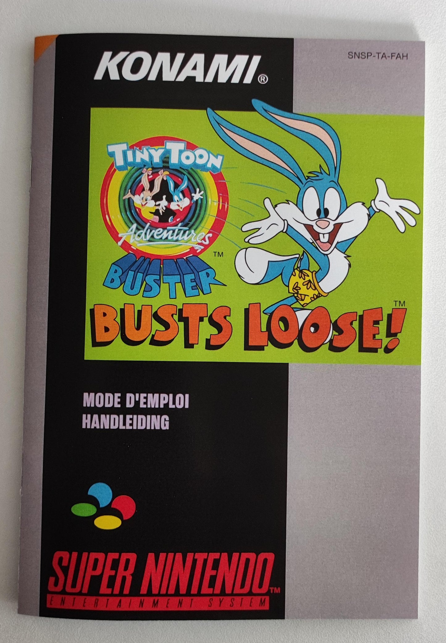 Notice Tiny Toon Adventures: Buster Busts Loose! - SNES - Français