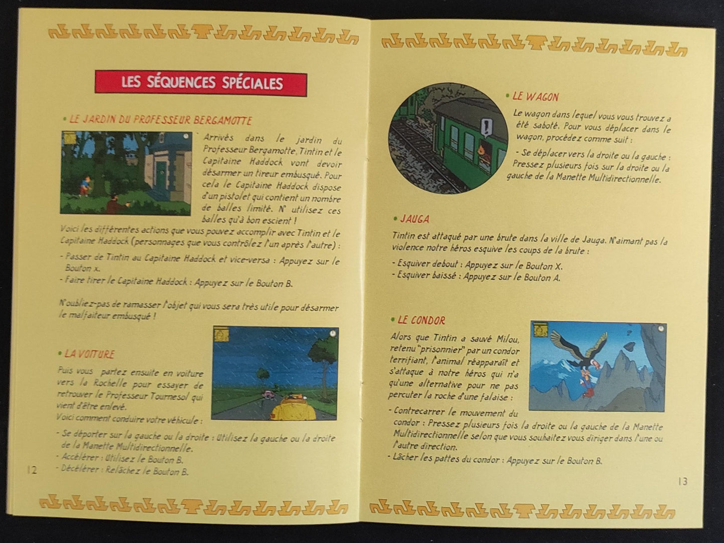 Notice Tintin : Le Temple du Soleil - SNES - Français -