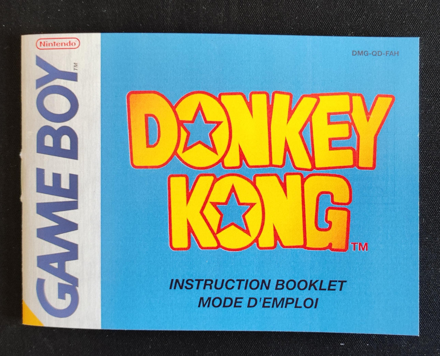 Notice Donkey Kong - Game Boy - Français -