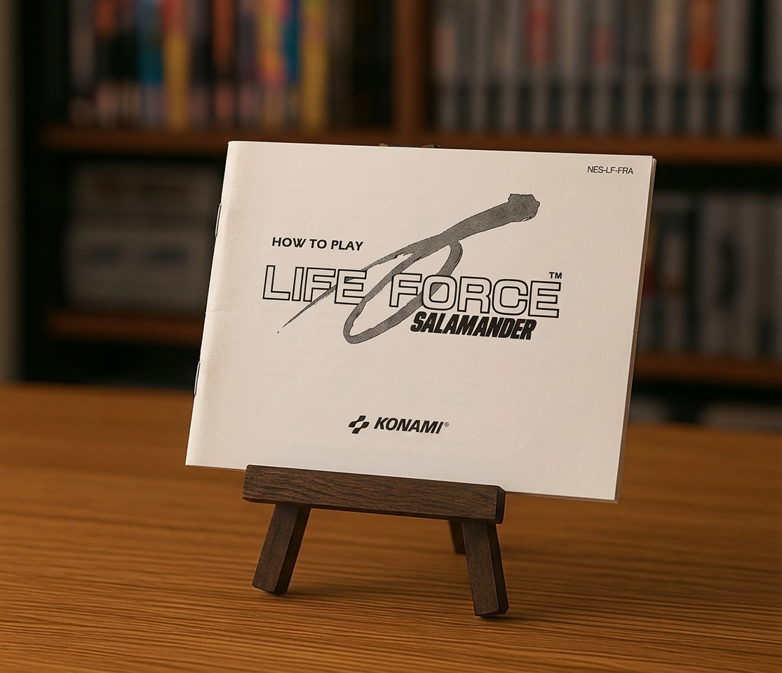 Salamandre de la vie Force Notice NES de RGUNIVERSE STORE, illustration détaillée sur fond clair, style artistique numérique.
