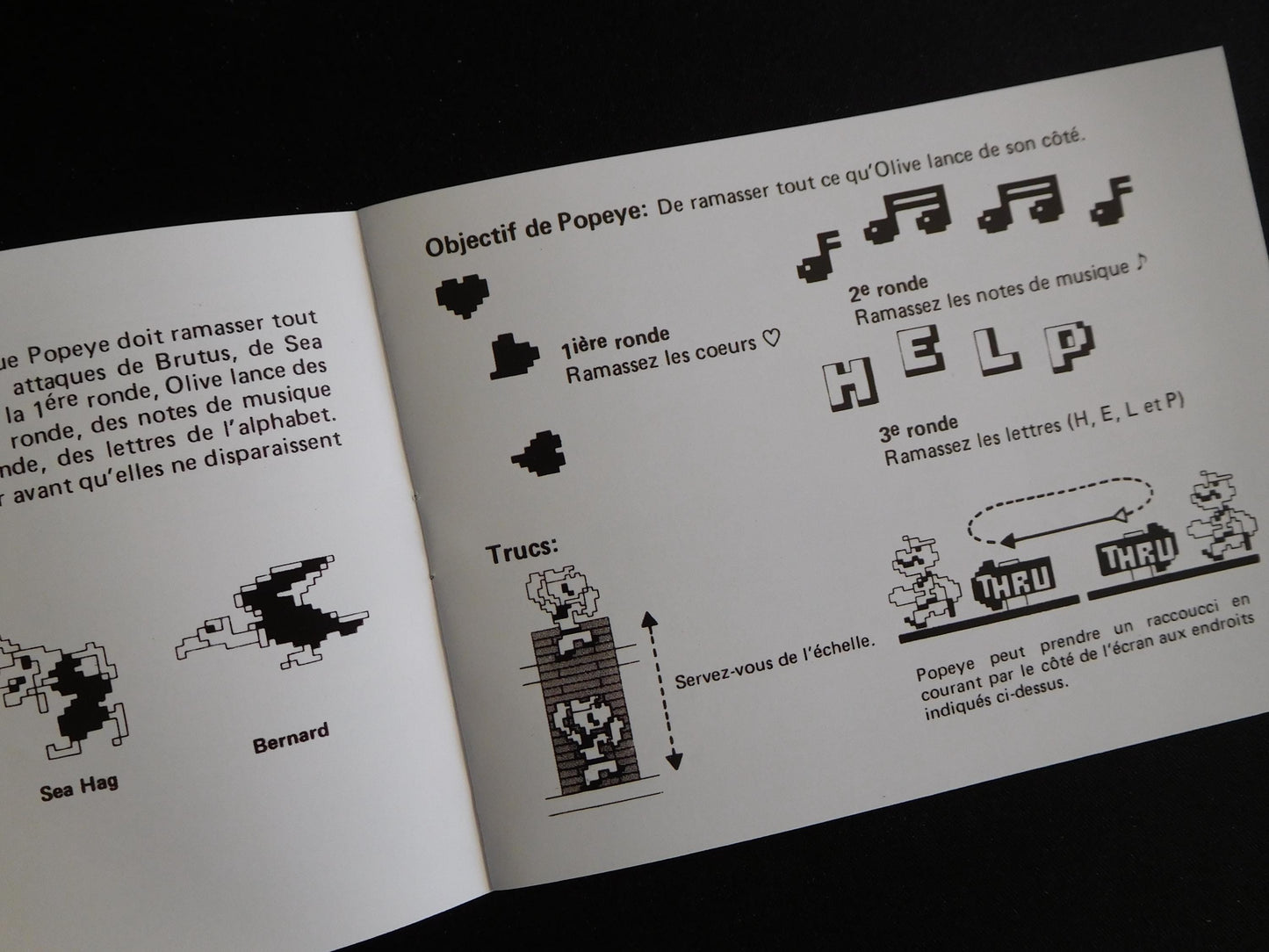 Notice Popeye - ASD - NES - Français -