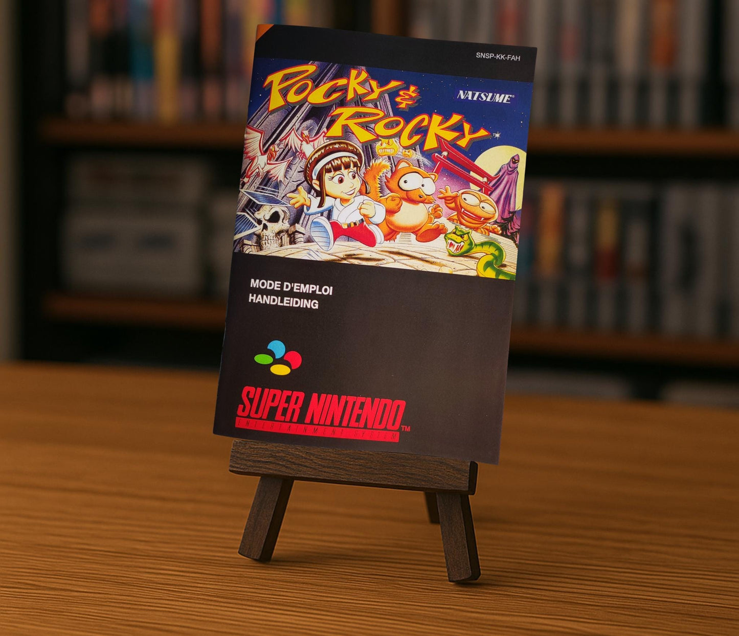 Notice Pocky & Rocky  - SNES - Français -