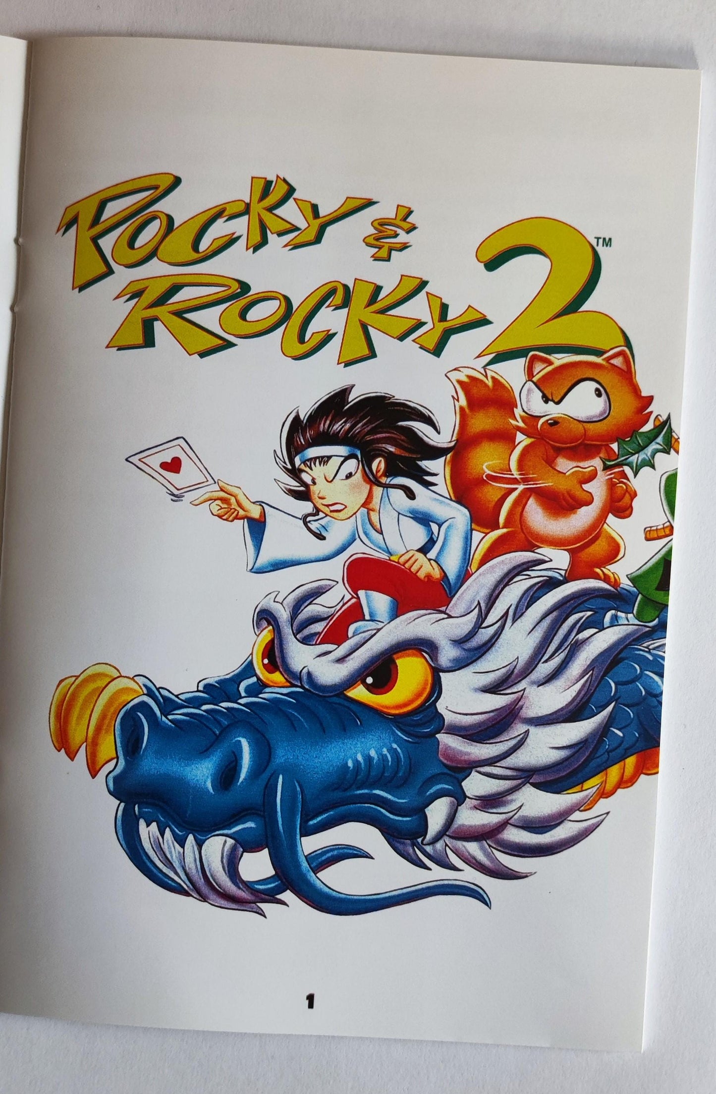 Notice Pocky & Rocky 2 - SNES - Français -