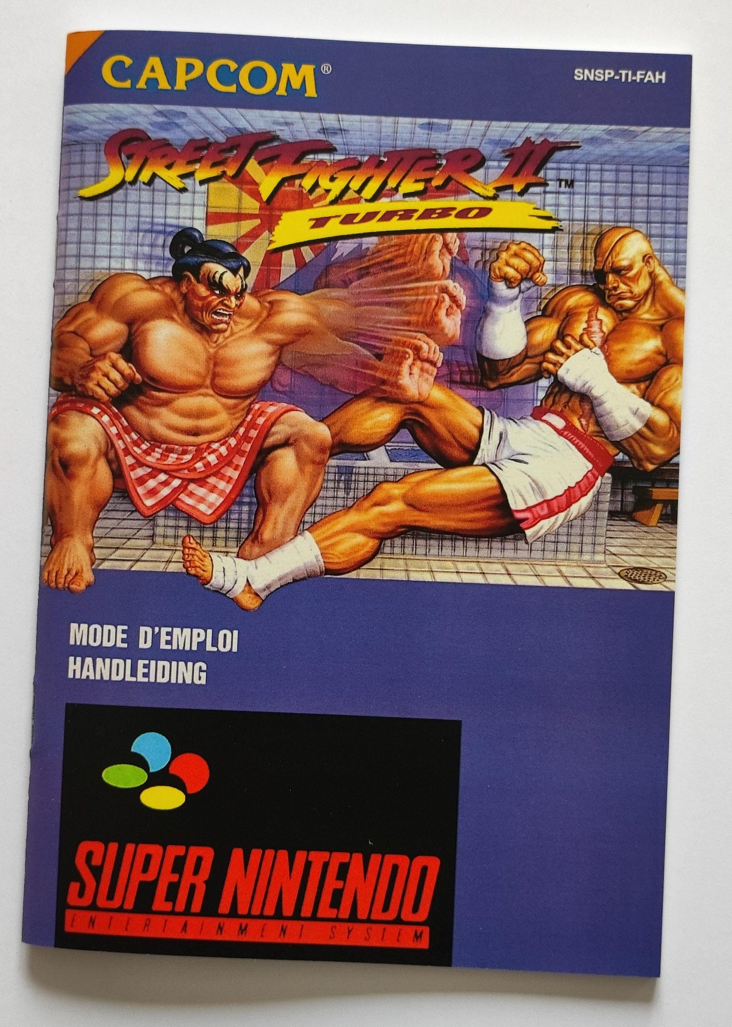 Notice Street Fighter II Turbo SNES - Français -