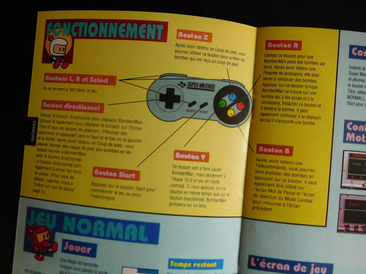 Notice Super Bomberman 2 - SNES - Français -