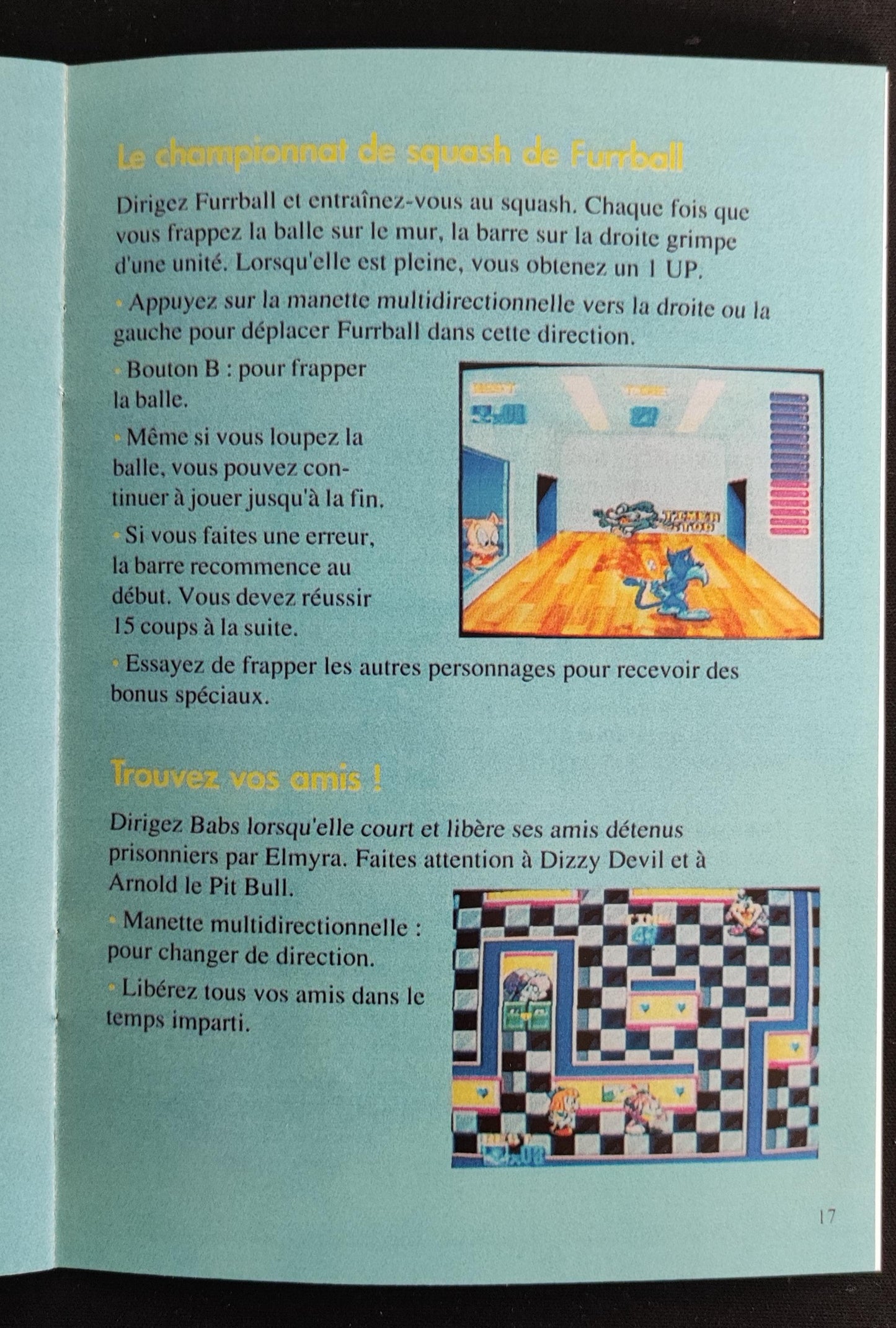 Notice Tiny Toon Adventures: Buster Busts Loose! - SNES - Français