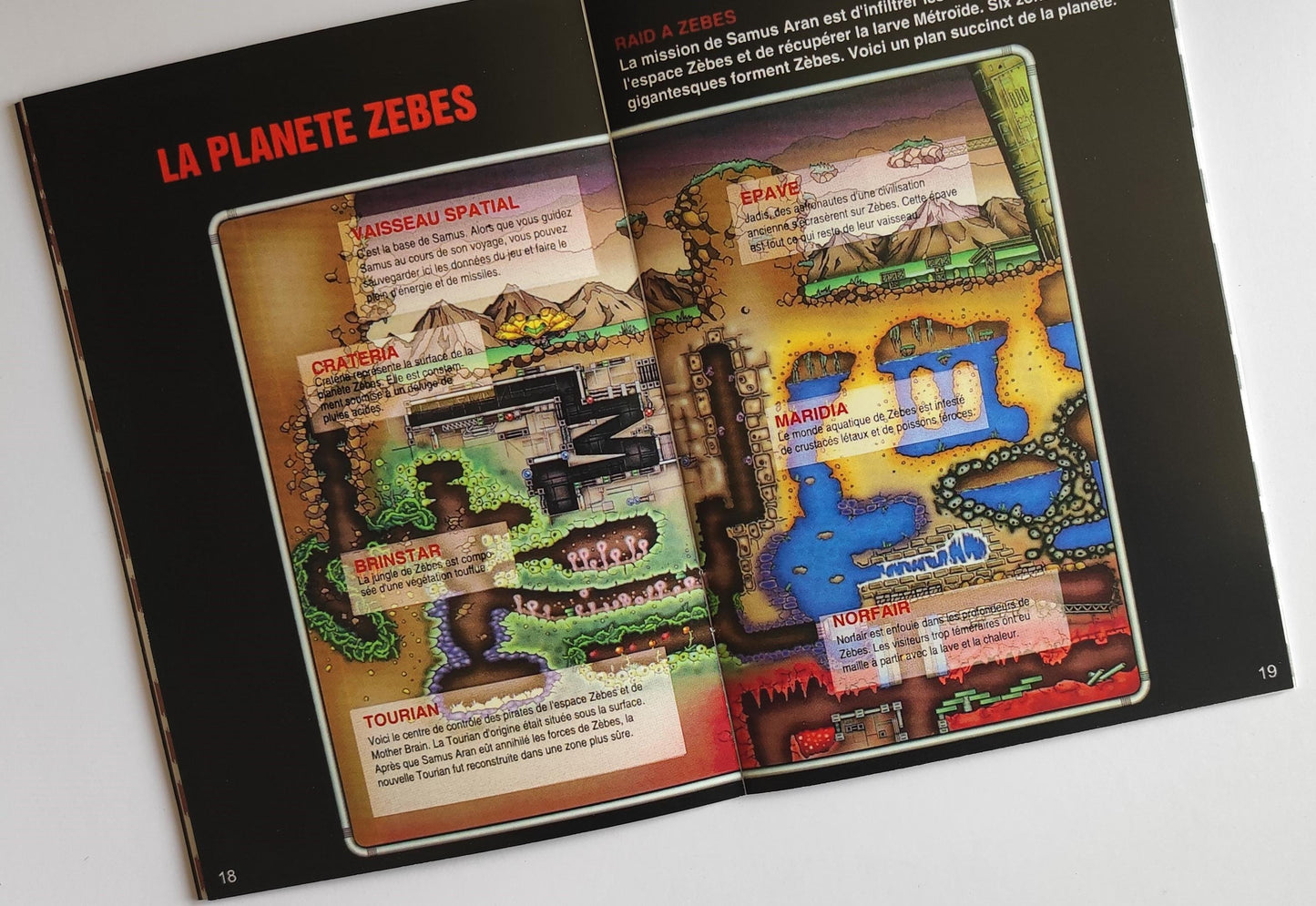 Notice Super Metroid - SNES - Français -