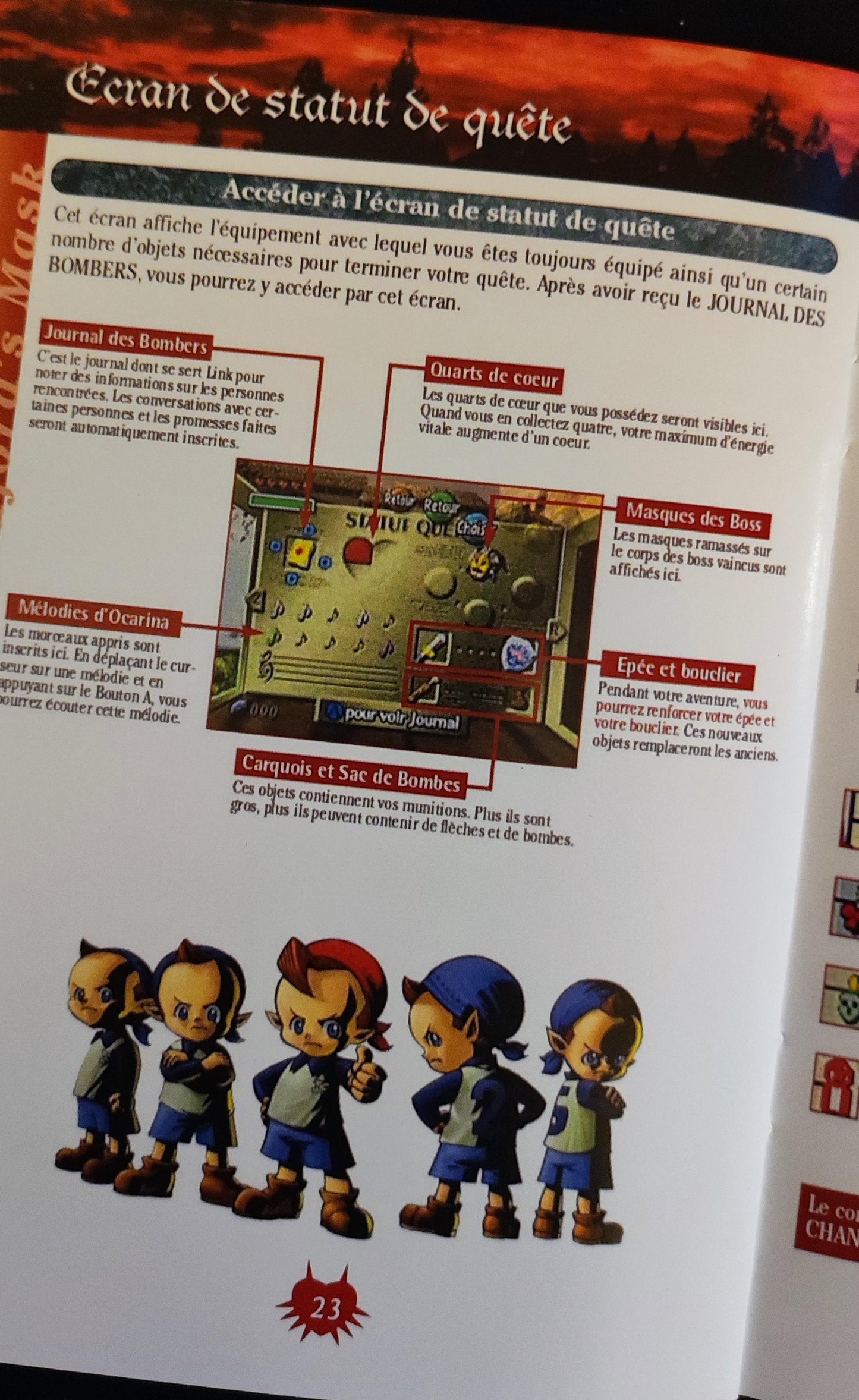 Notice The Legend of Zelda: Majora's Mask - N64 - Français -