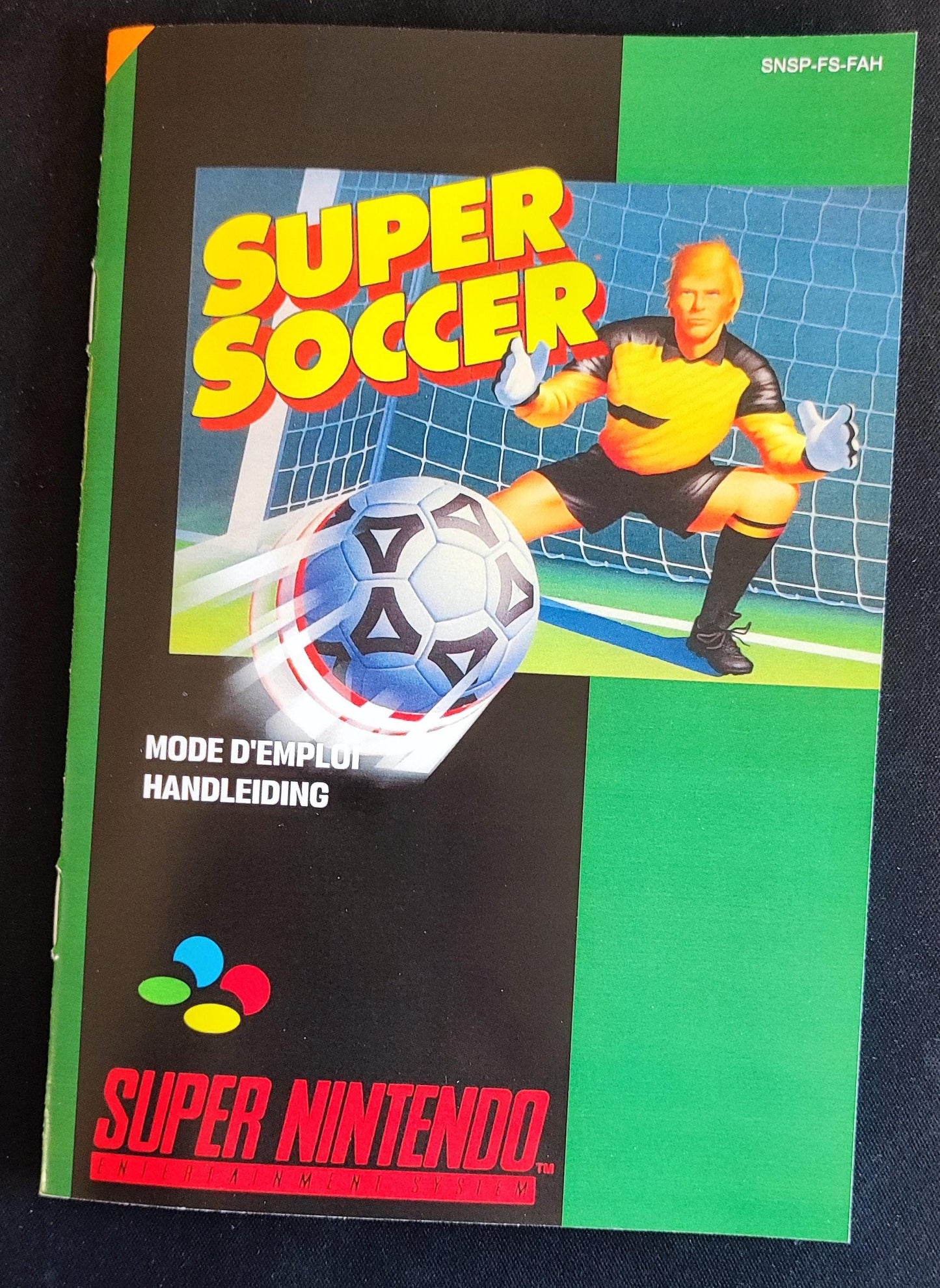 Notice Super Soccer - SNES - Français -