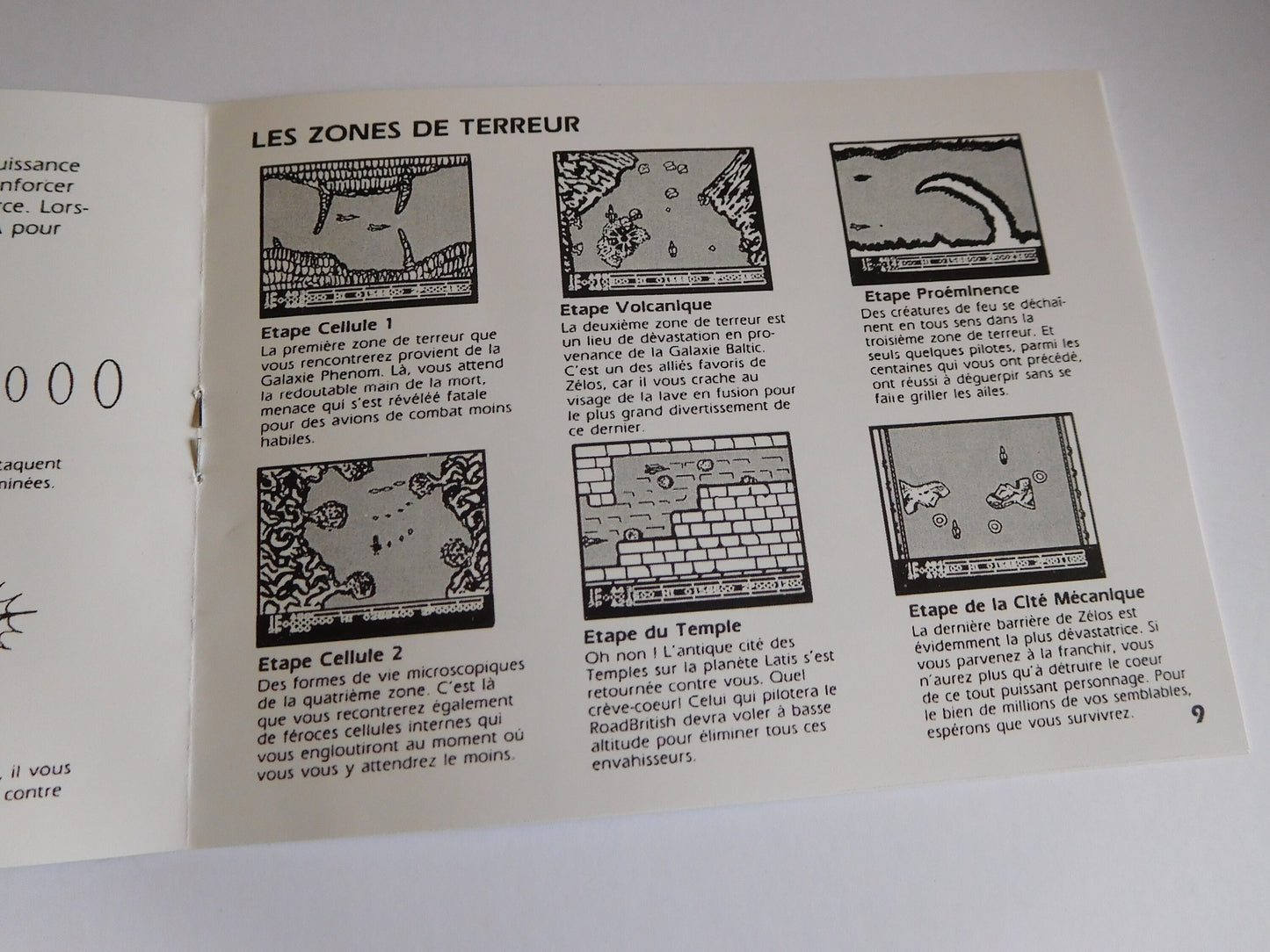 Notice Life Force Salamander  NES - Français -