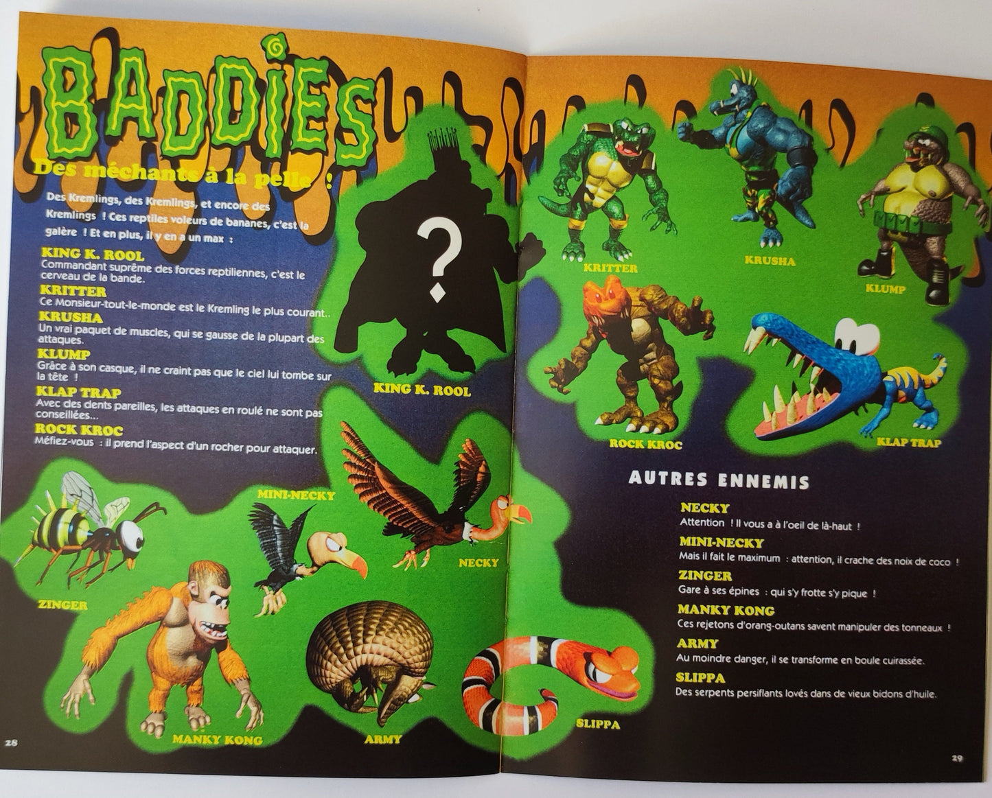 Notice Donkey Kong Country SNES - Français -