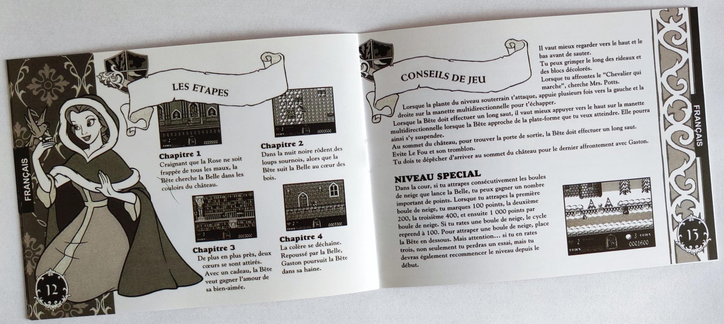 Notice La Belle et la Bête - NES - Français -