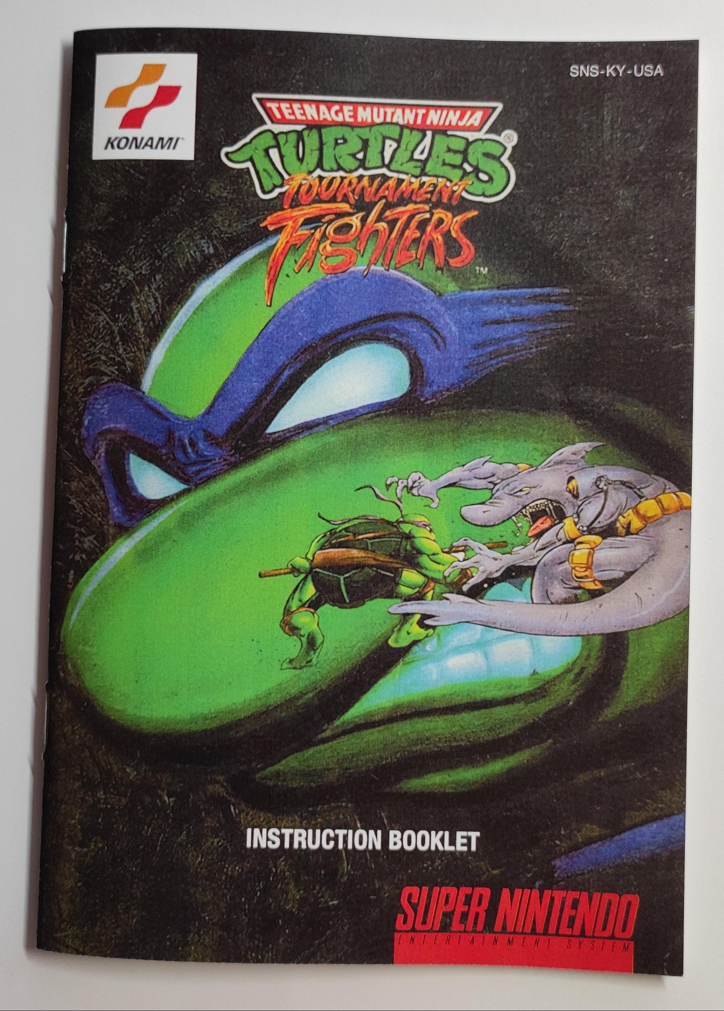 Notice Teenage Mutant Hero Turtles: Tournament Fighters SNES - Anglais -