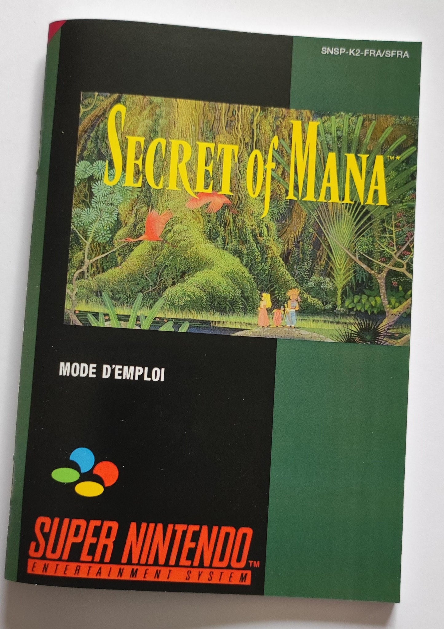 Notice Secret of Mana - SNES - Français -