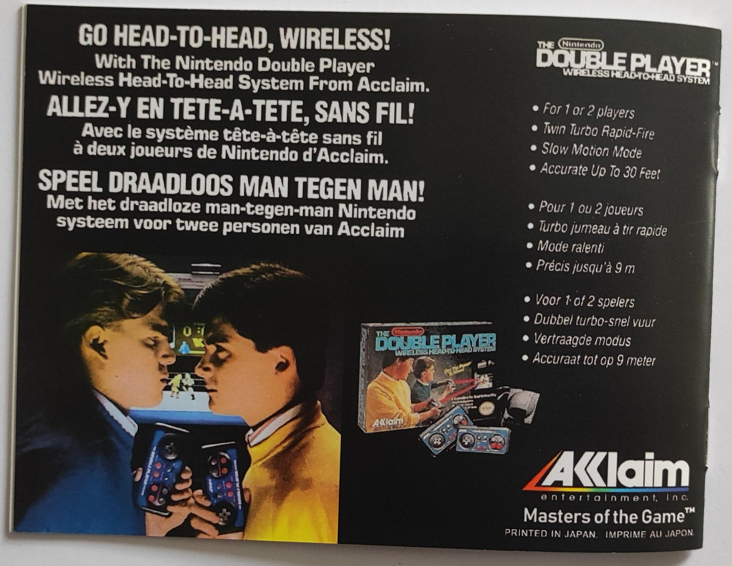 Notice Double Dragon II: The Revenge NES - Français -