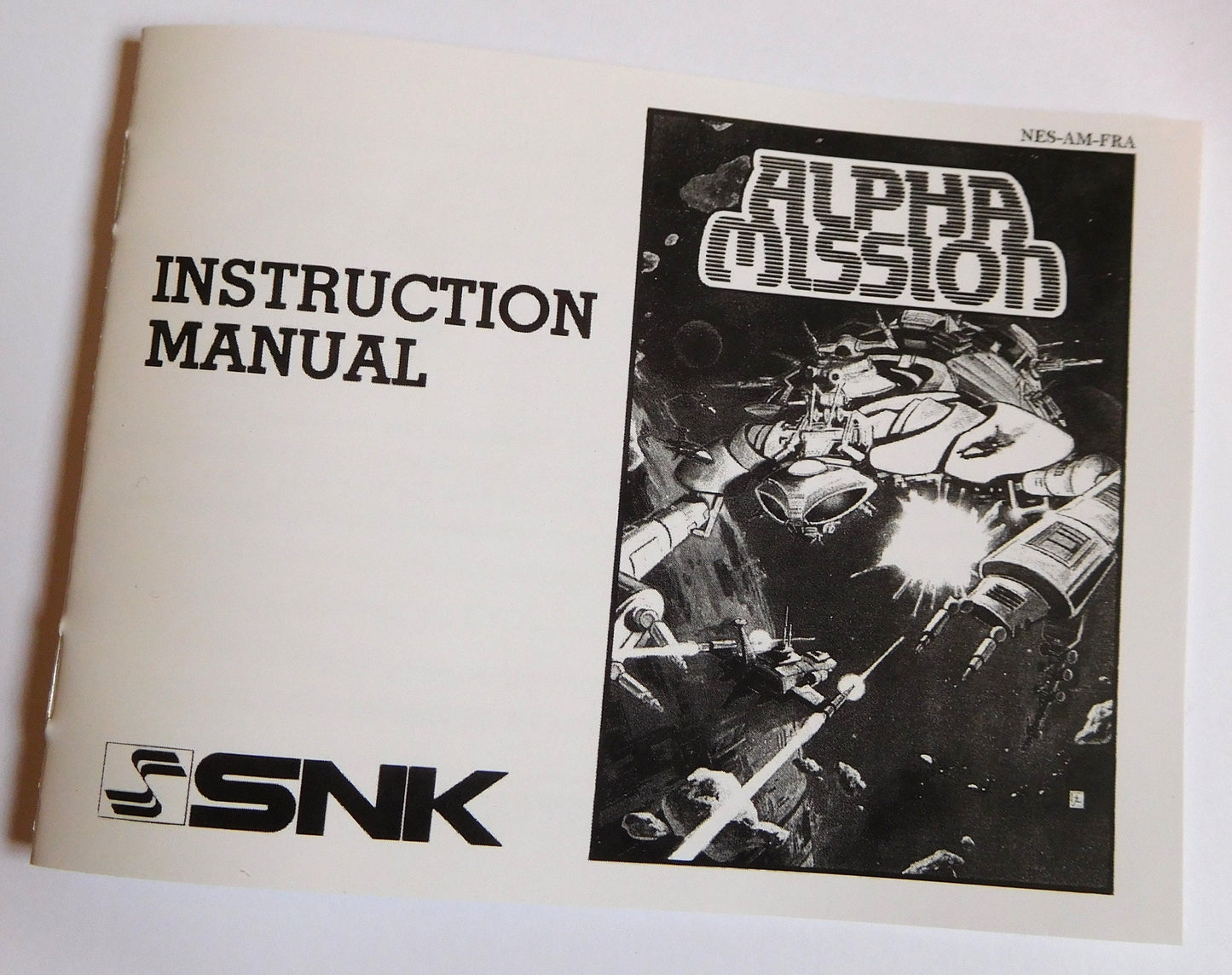 Notice Alpha Mission NES - Français -