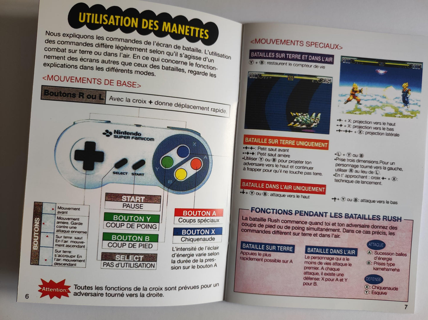 Notice Dragon Ball Z : Hyper Dimension SNES - Français -