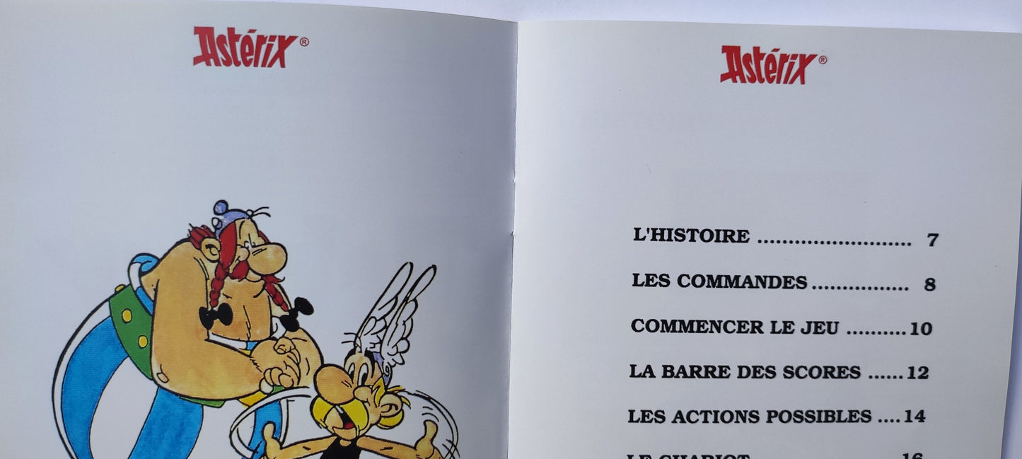 Notice Astérix SNES - Français -