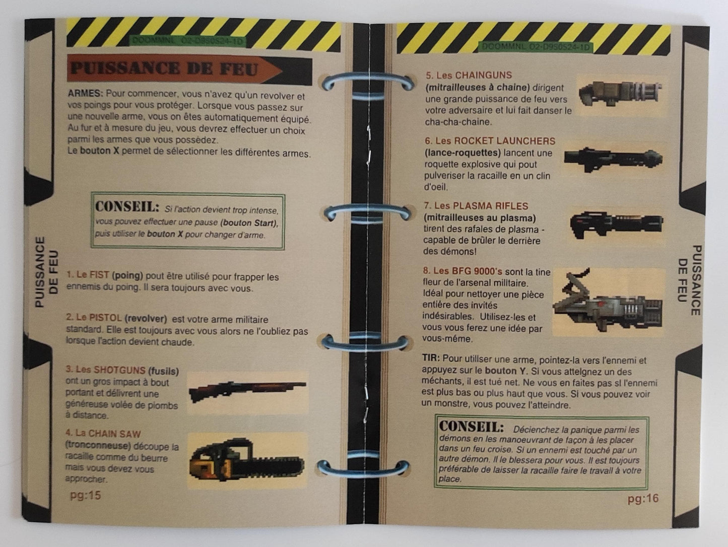 Notice Doom - SNES - Français -