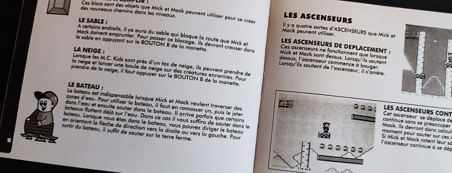 Notice McDonaldland NES - Français -