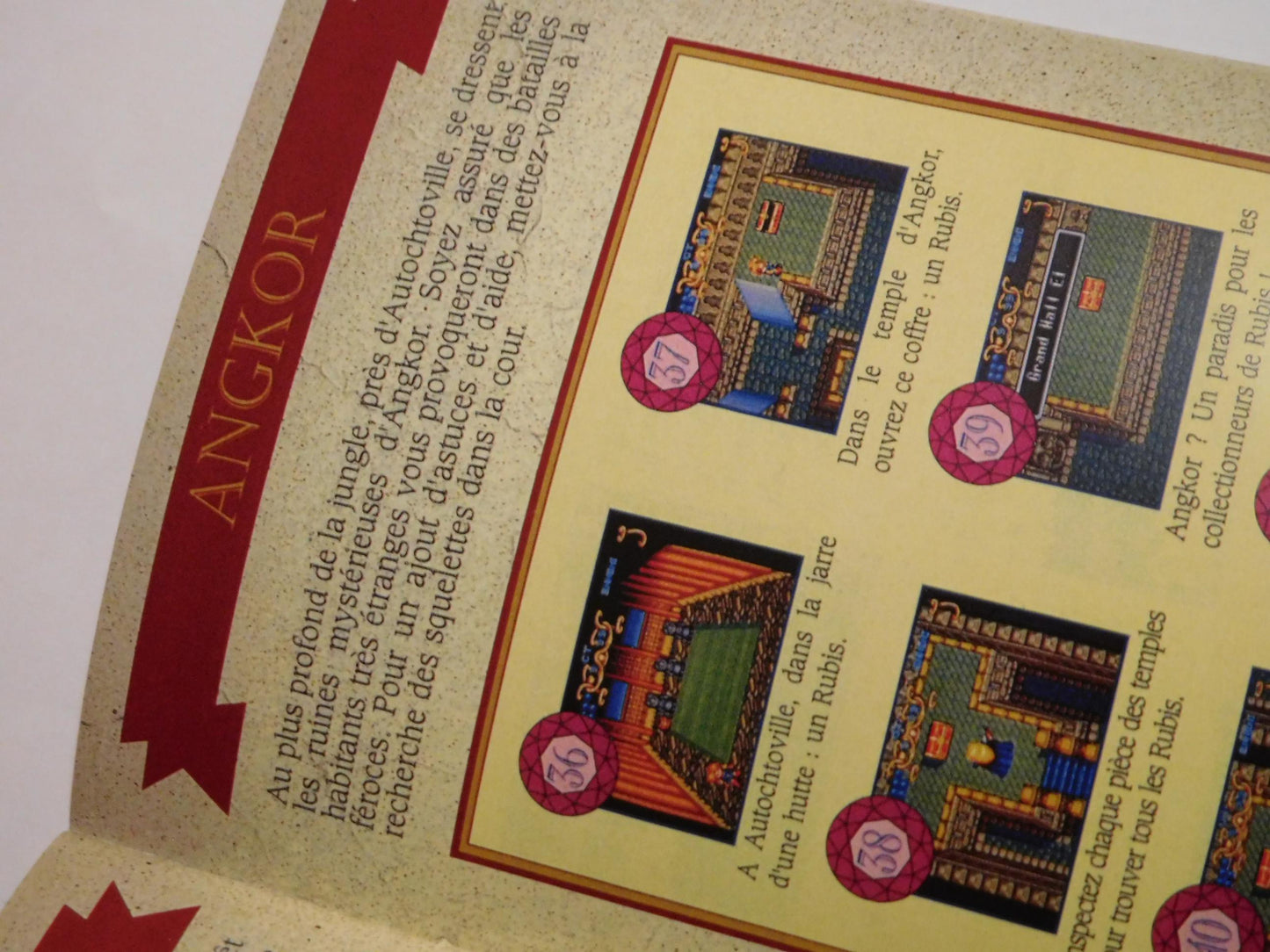 Notice Illusion of Time FRA/SFRA - SNES - Français -