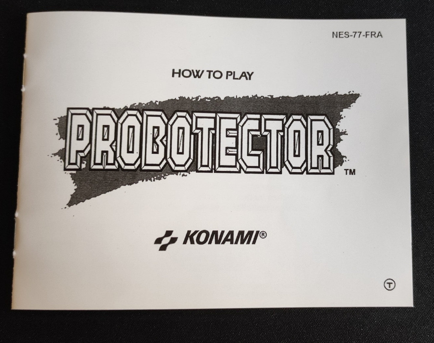 Notice Probotector NES - Français -