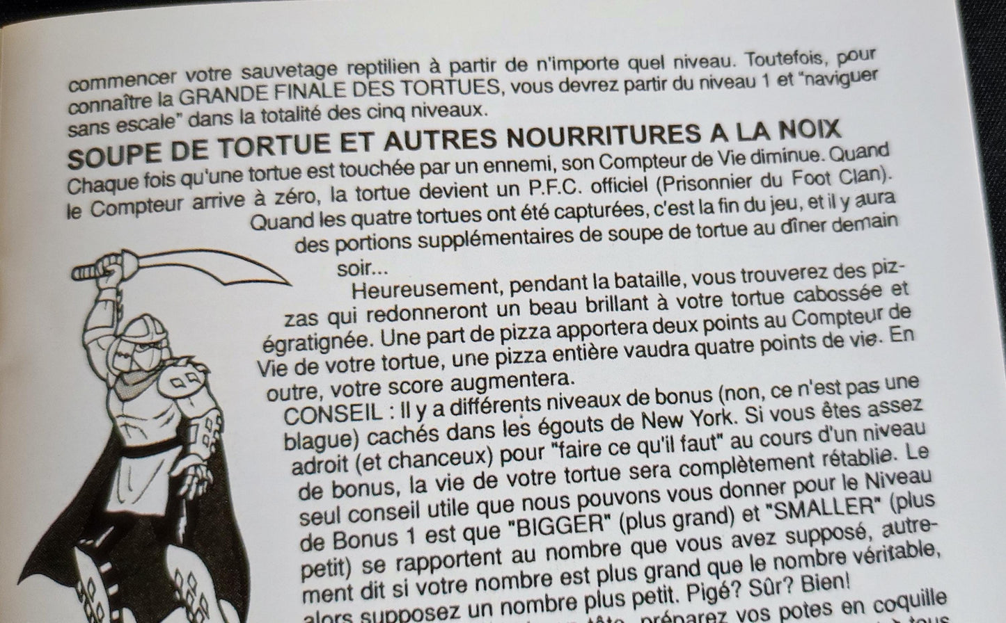 Notice Teenage Mutant Hero Turtles: Fall of the Foot Clan - Game Boy - Français -